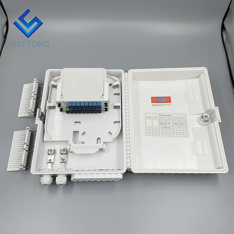 Factory Price ODB 16 cores optics fiber termination box ftth 16 ports ftth splitter steel fiber optic distribution box outdoor