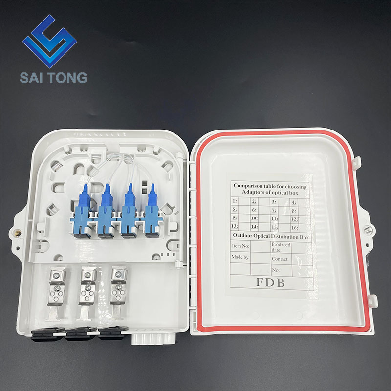 Factory Supply 8 core ftth box plc splitter 1 8 optical distribution box 8 port NAP for fiber optic equipment