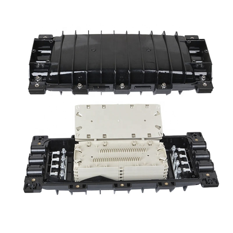 288 cores horizontal closure 3 inlet 3 outlet joint box splice closure enclosure/joint closure 288 cores PC material