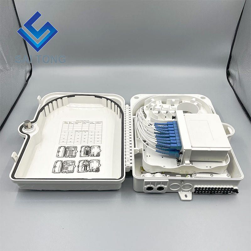Hot Sale 24 core optics fiber termination box communication equipment waterproof IP68 FTTH Optical fiber cable distribution box