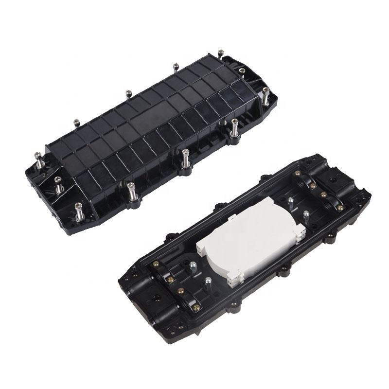 2 inlet 2 outlet inline fiber optic splice closure/96 core fiber optic splice closure/outdoor fiber optic joint closure box