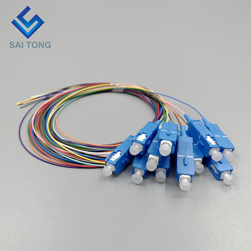 Fiber optic pigtail sc upc sc-upc patch cord pigtail 12 core sc/upc with good quality and good price