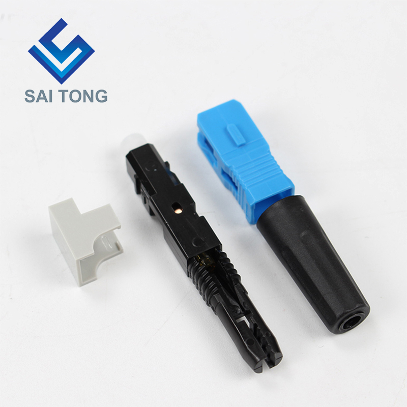 China Manufacturer FTTH Field Quick Assembly Fiber Optic SC UPC Fast Connector