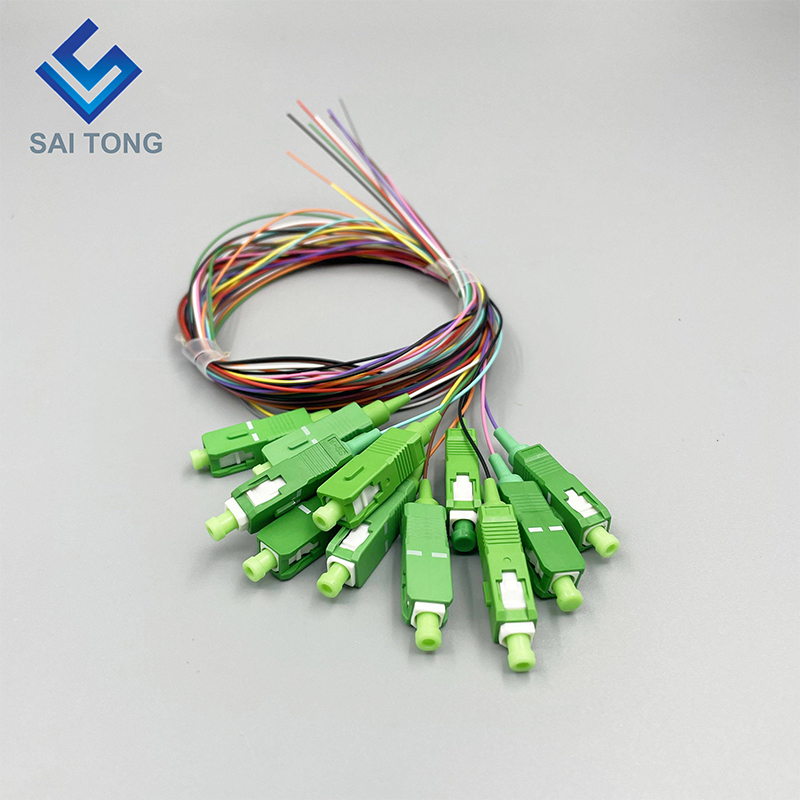 Fiber optic pigtail sc apc sc-apc patch cord pigtail 12 core sc/apc with good quality and good price