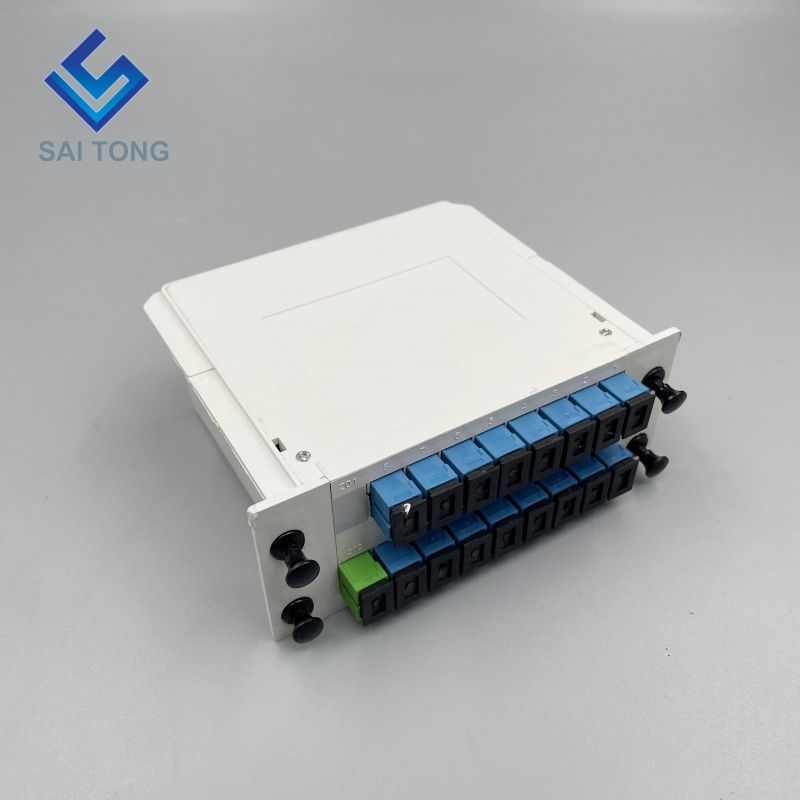 Optical SC/UPC 1x16 LC LGX Box Type 1:16 Cassette Module PLC Fiber Optic Splitter