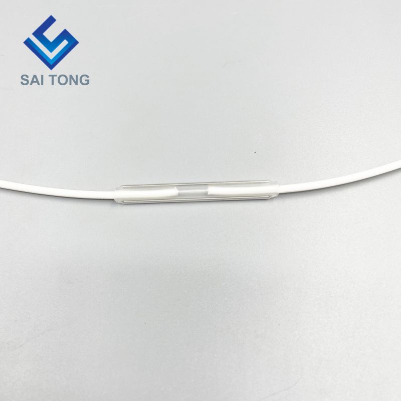 50PC Fiber Optic Heat Shrink Splice Sleeves - 5.5mm X 60mm Clear PE Protection Tubes With Steel Needles