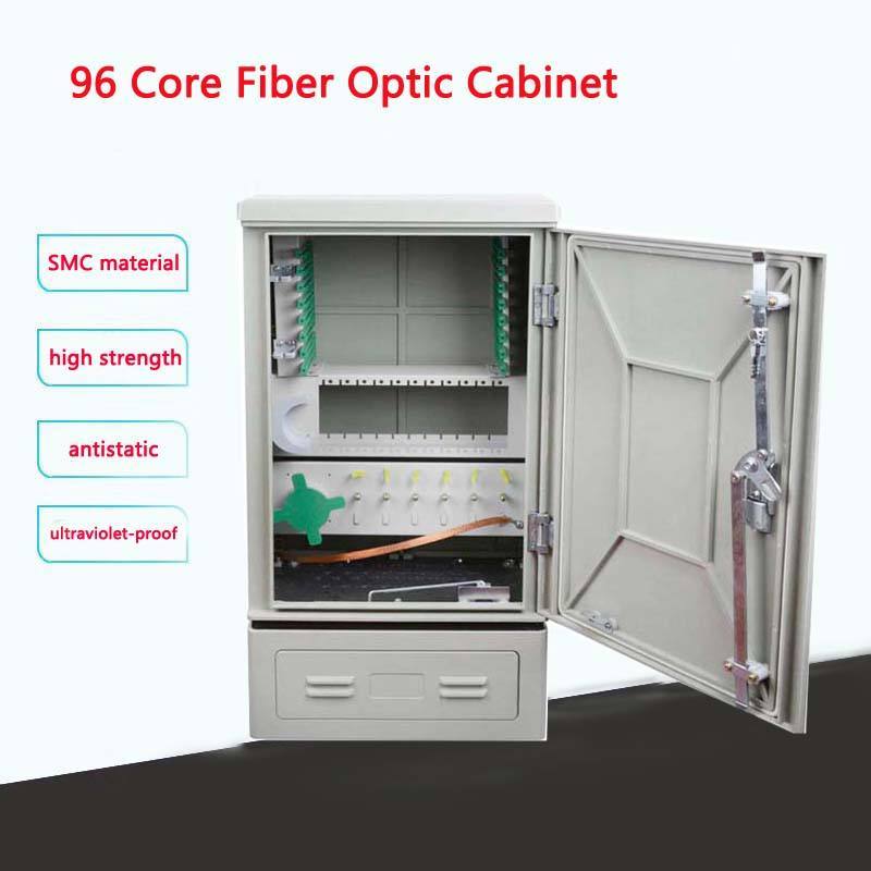 Saitong FTTH 96 core fiber optic cabinets SMC optic fiber distribution cross connection cabinet fiber ftth distribution cabinet