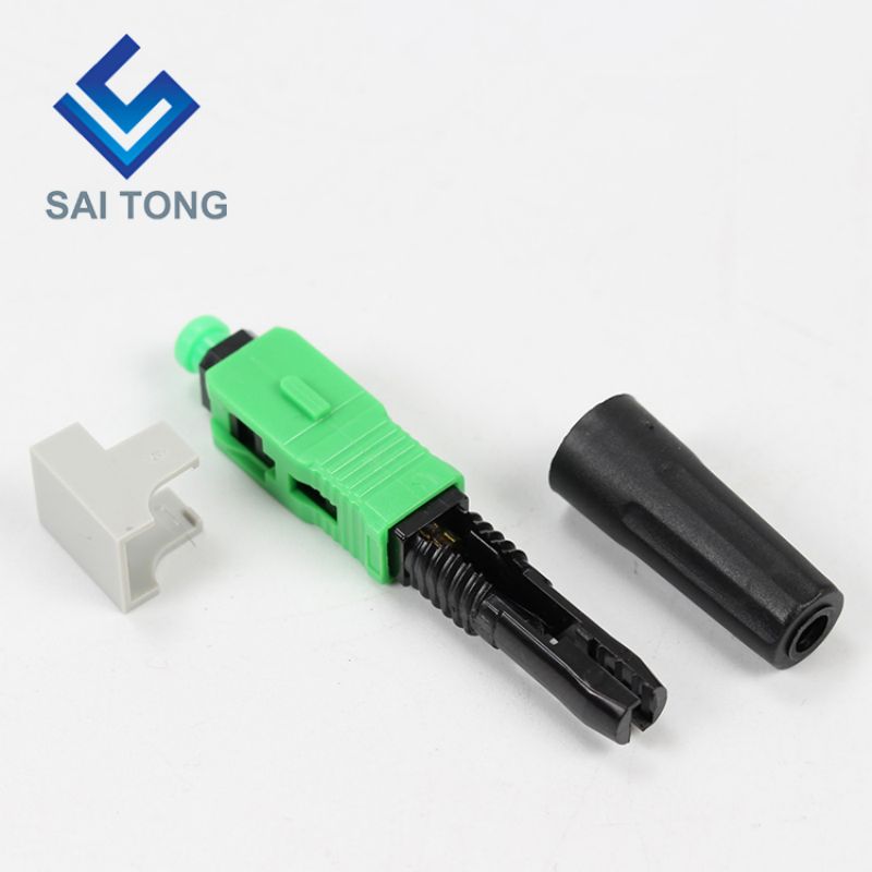 FTTH fibra optica monomodo rapido conector esc250d sc/apc FC lc sc apc optic fiber fast connector