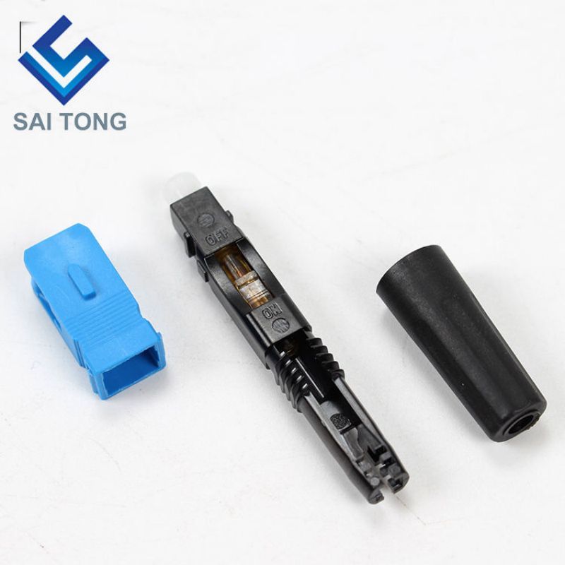 SC APC UPC screw type fiber optic fast connector Quick Connector Anatel ftth embedded connector